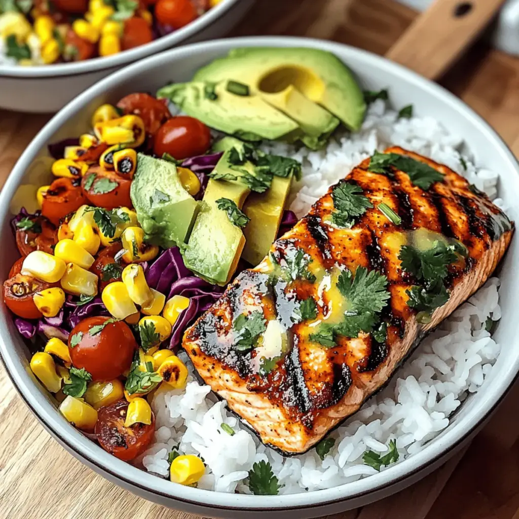 Chili Lime Salmon Bowls