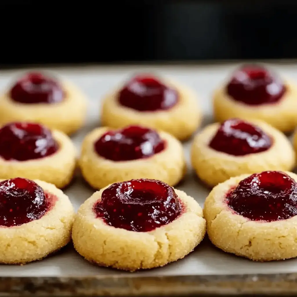 Classic Butter Thumbprint Cookies
