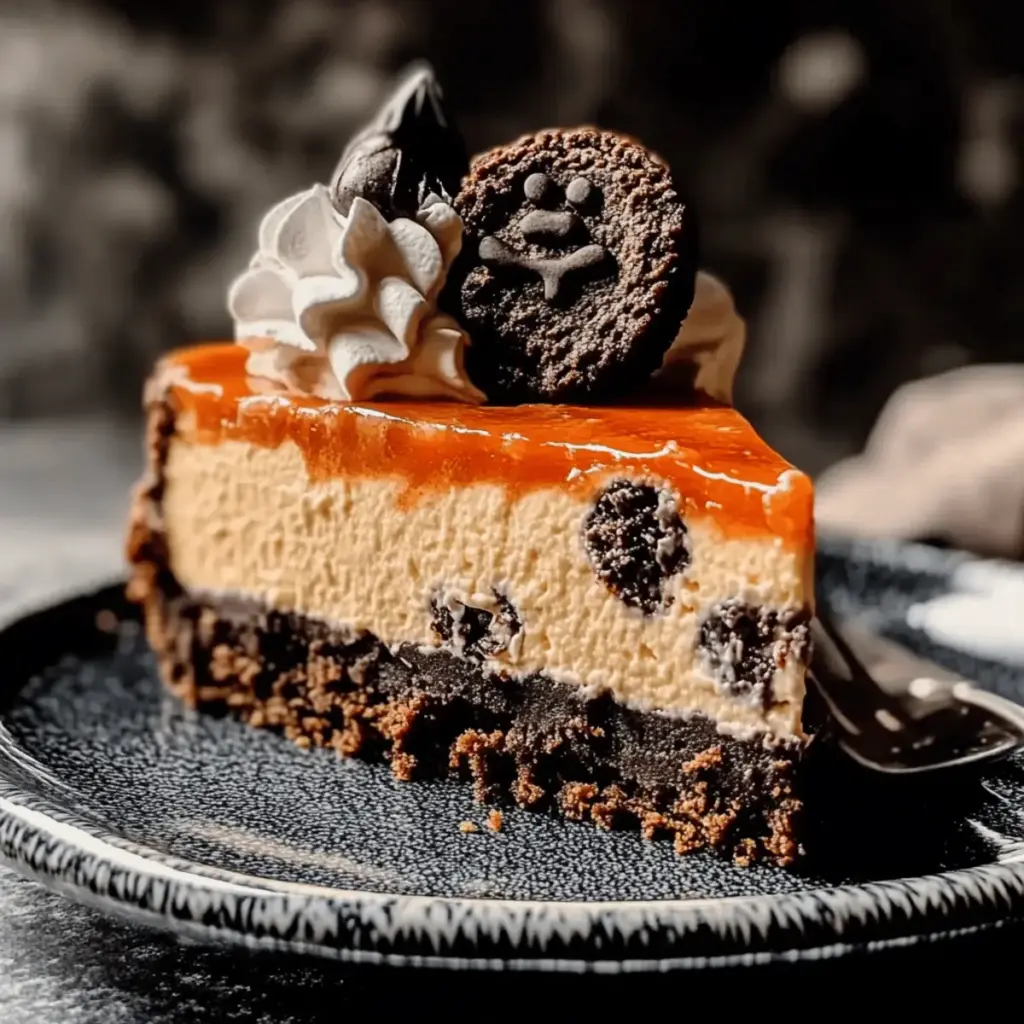 Halloween Cookies and Cream Cheesecake Recipe