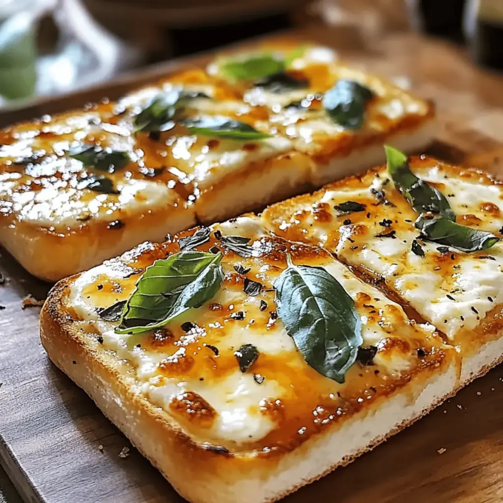 Hot Honey Garlic Bread Pizza Recipe