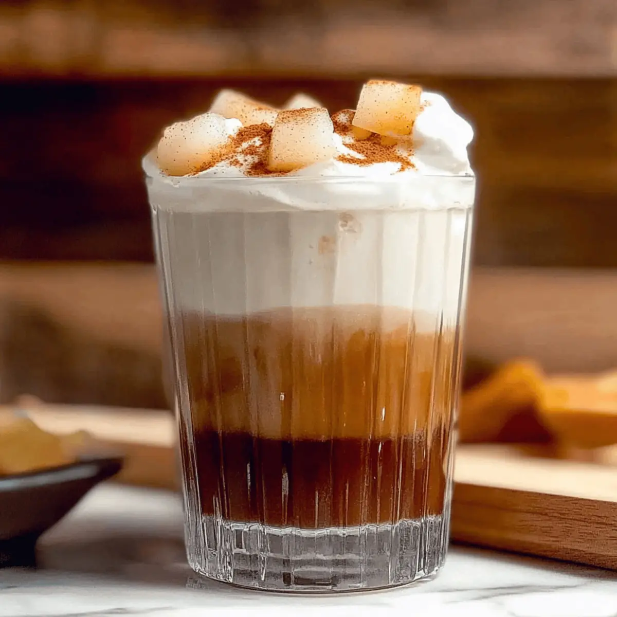 Iced Apple Crisp Nondairy Cream Chai