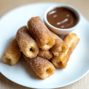 Nutty Churro Bites with Nutella