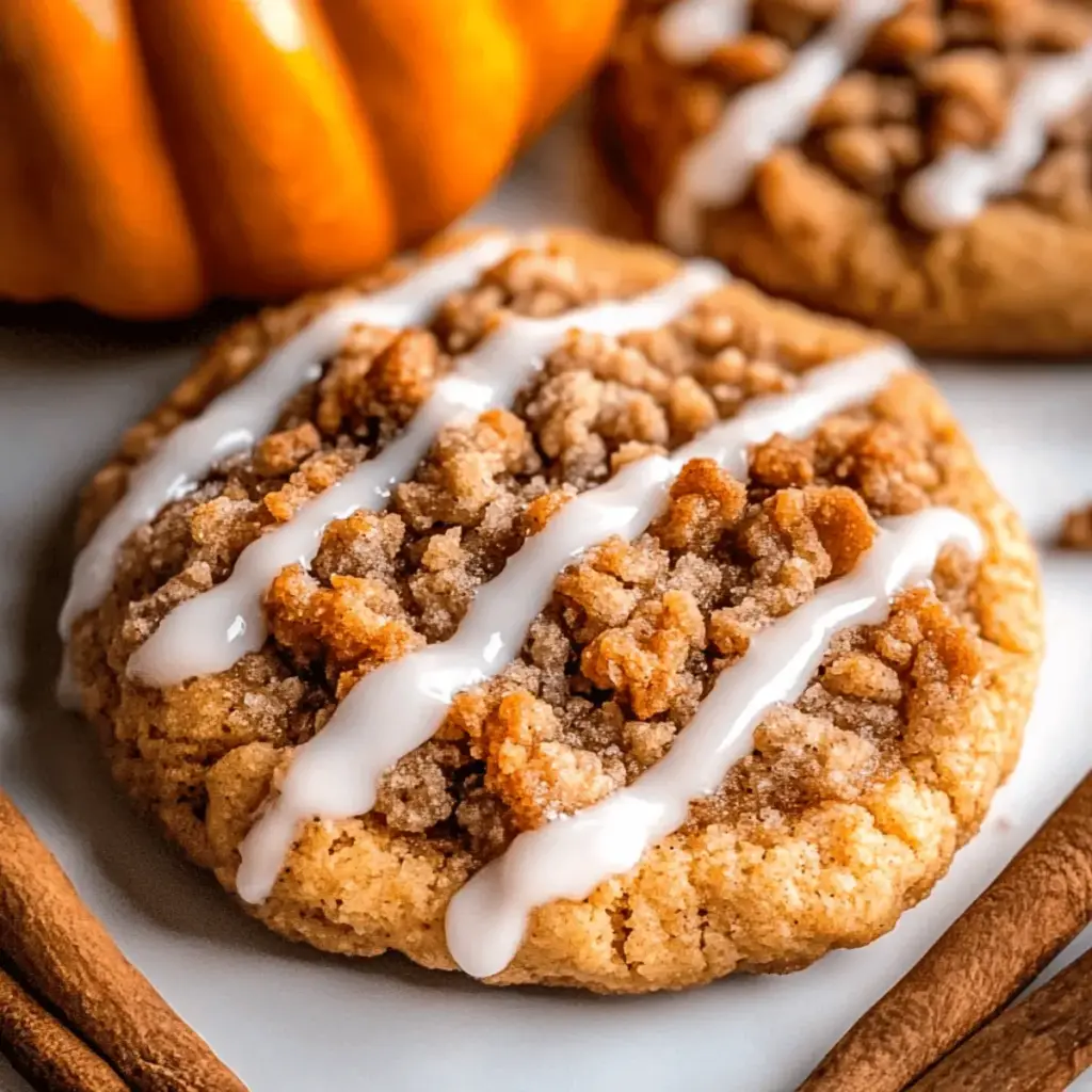 Pumpkin Coffee Cake Cookies