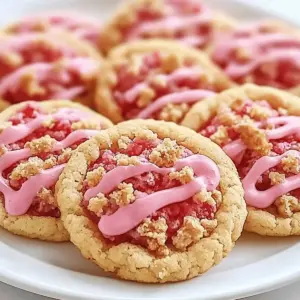 Strawberry Crunch Cookies