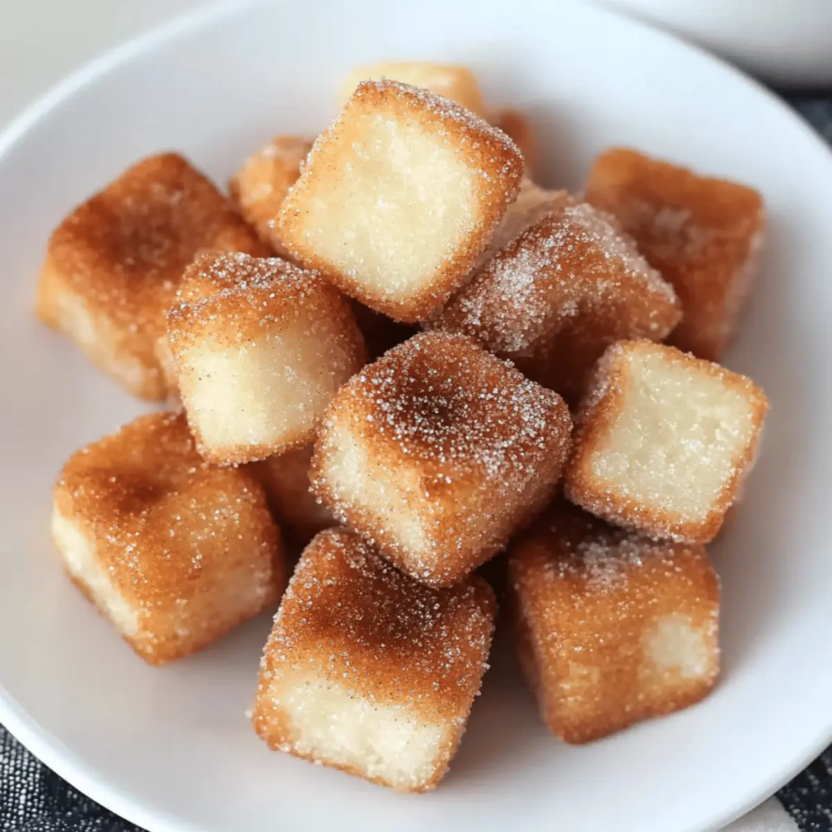 Tasty Angel Cake Churro Bites