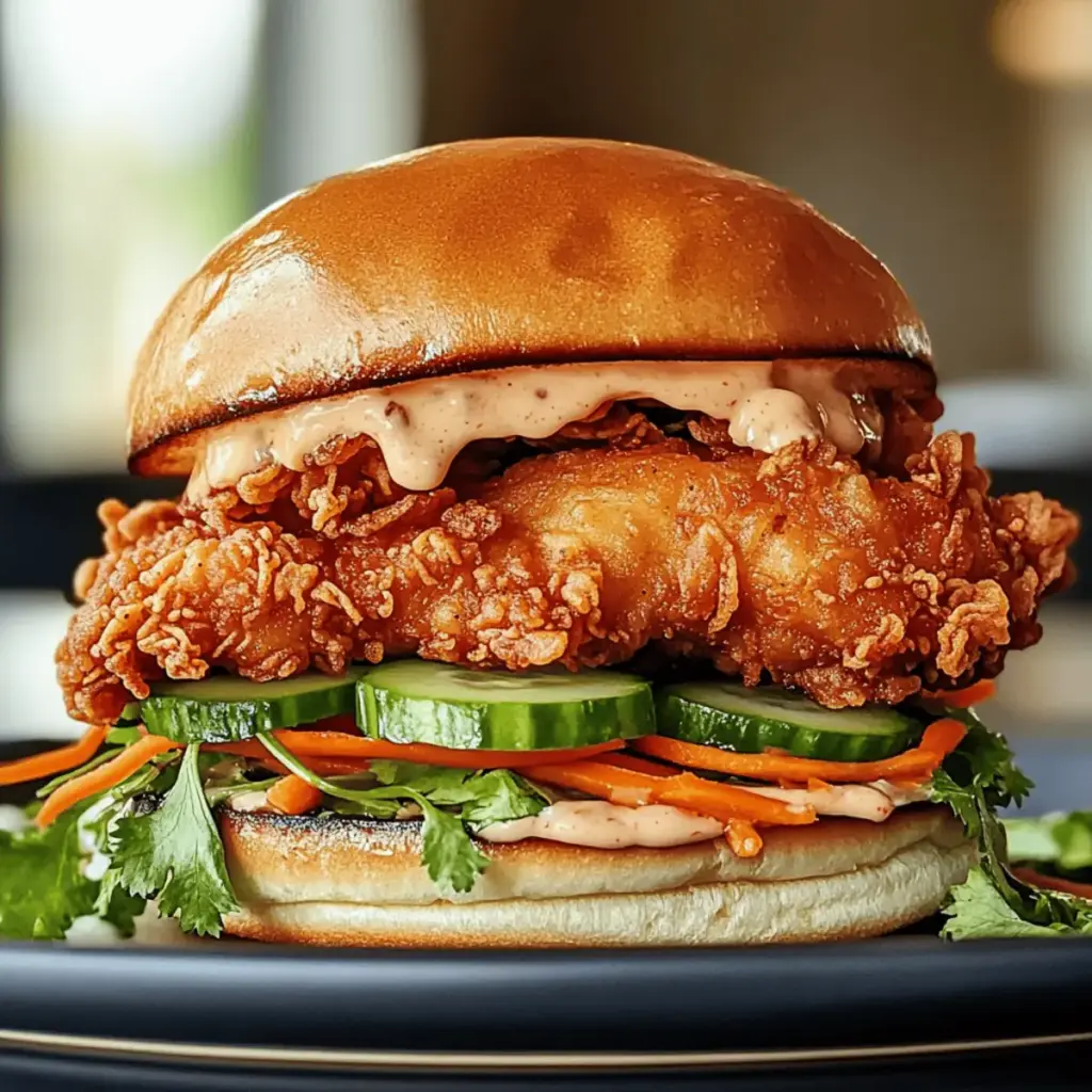 Thai Fried Chicken Sandwich Recipe