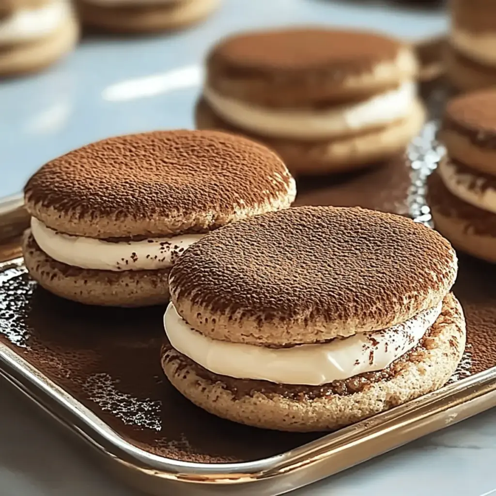 Tiramisu Sandwich Cookies Recipe