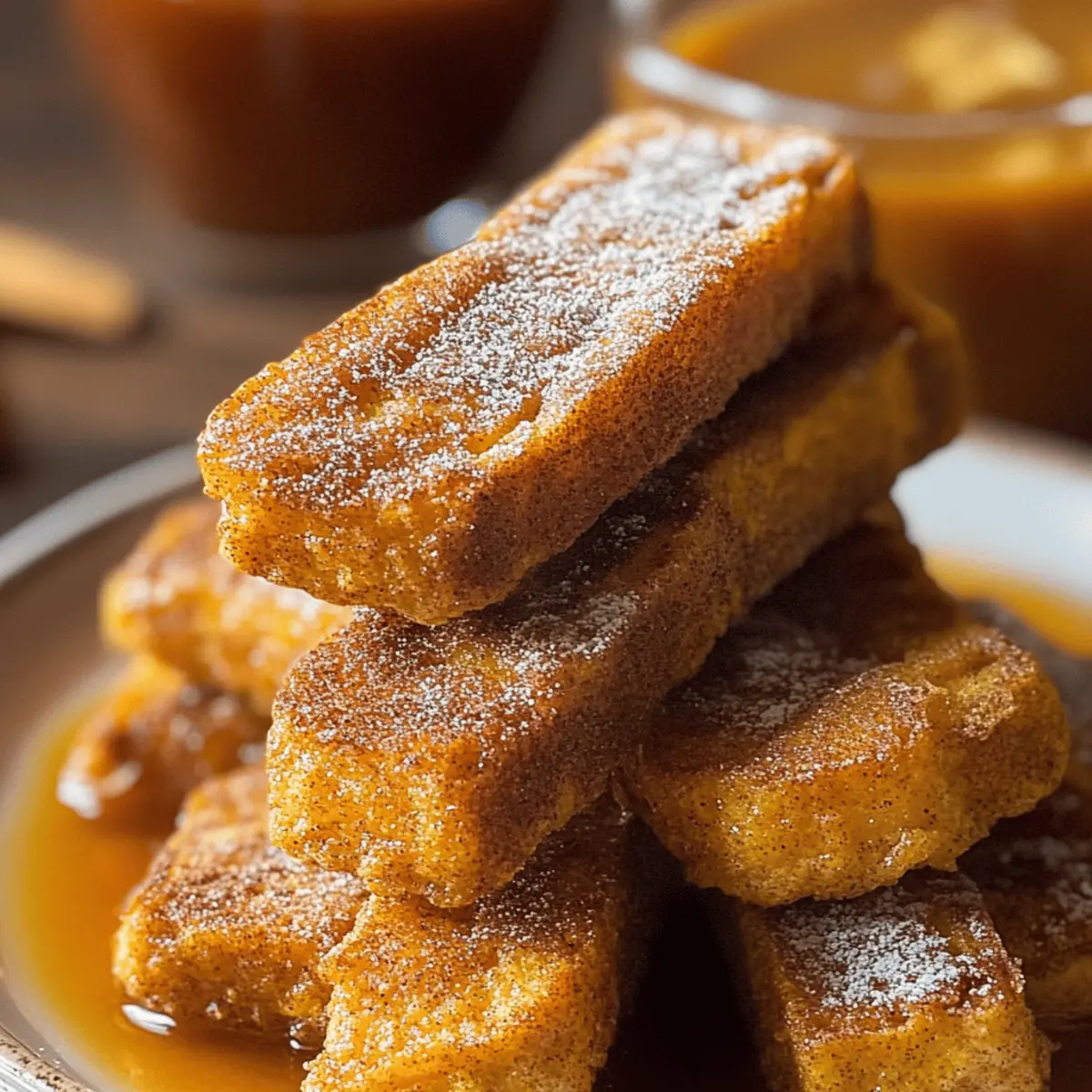 Pumpkin French Toast Sticks