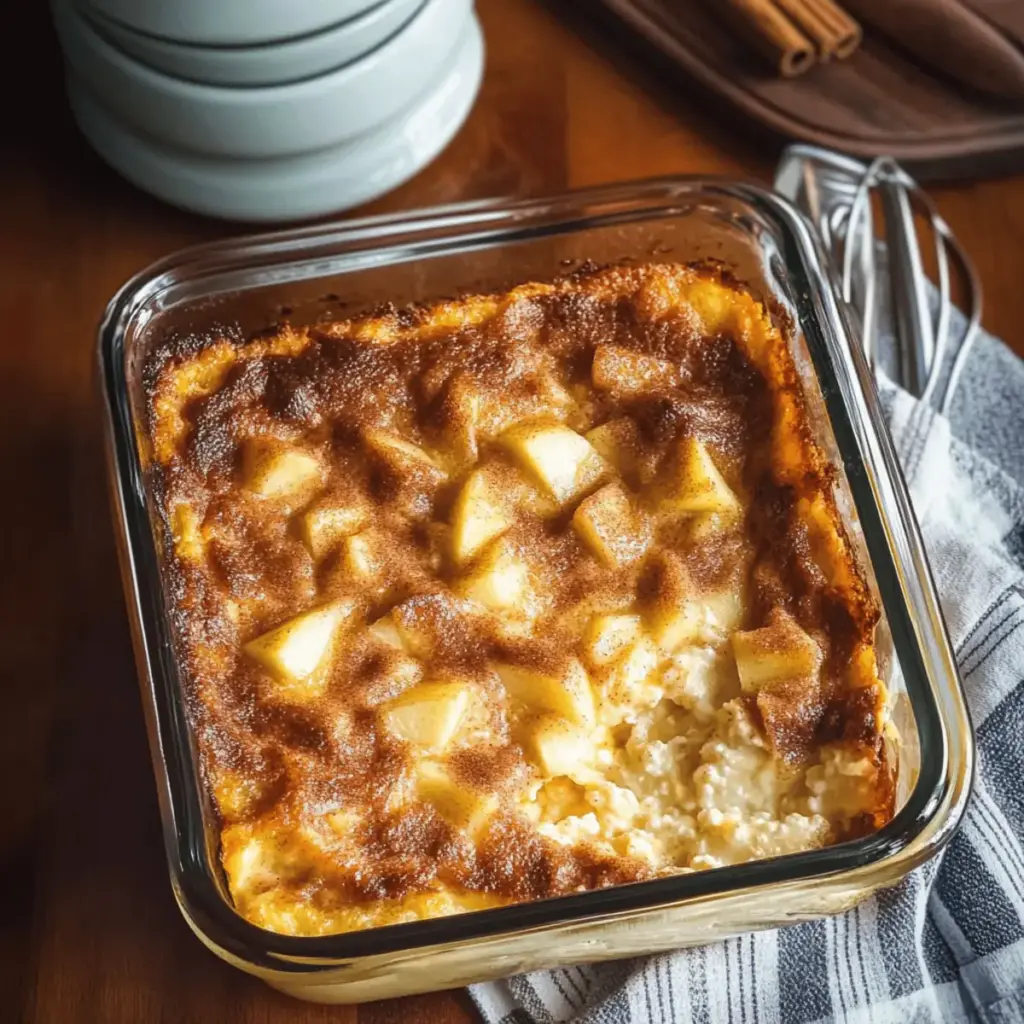 Apple Cinnamon Cottage Cheese Bake