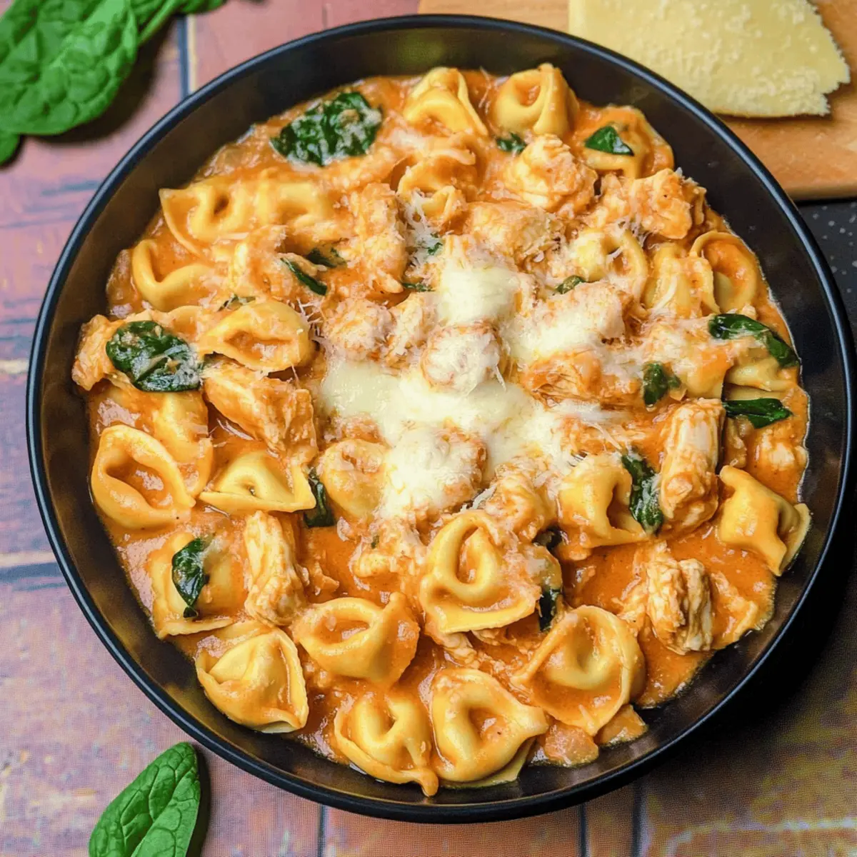 CrockPot Chicken Tortellini