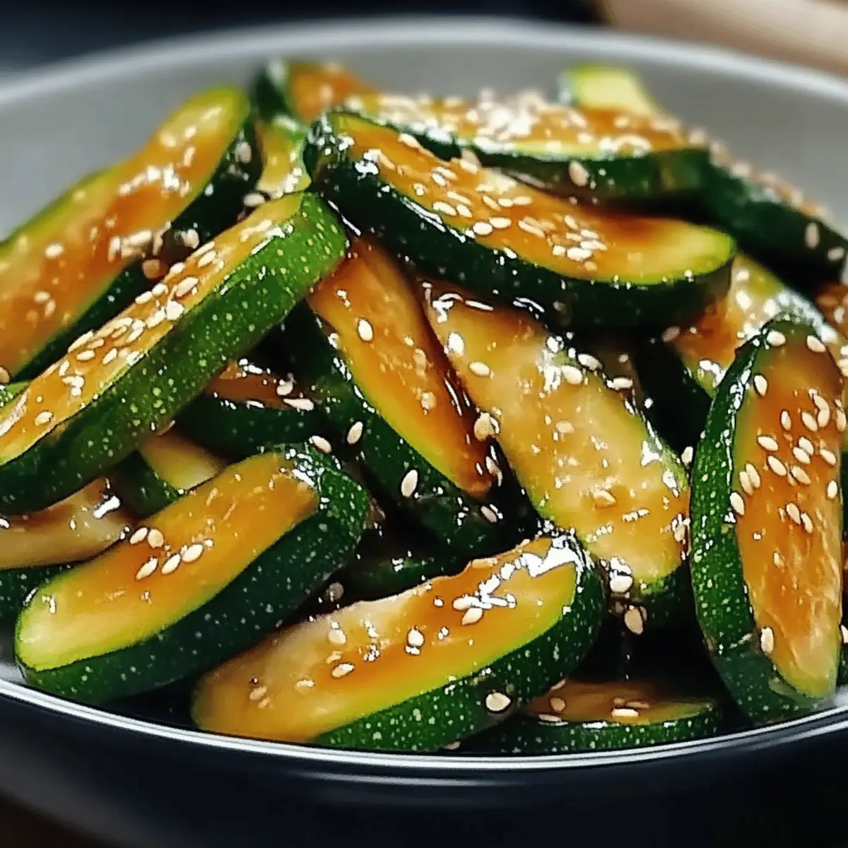 Tasty Asian Zucchini Side