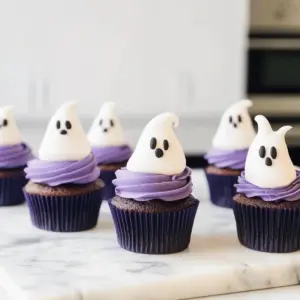 Halloween Ghost Cupcakes