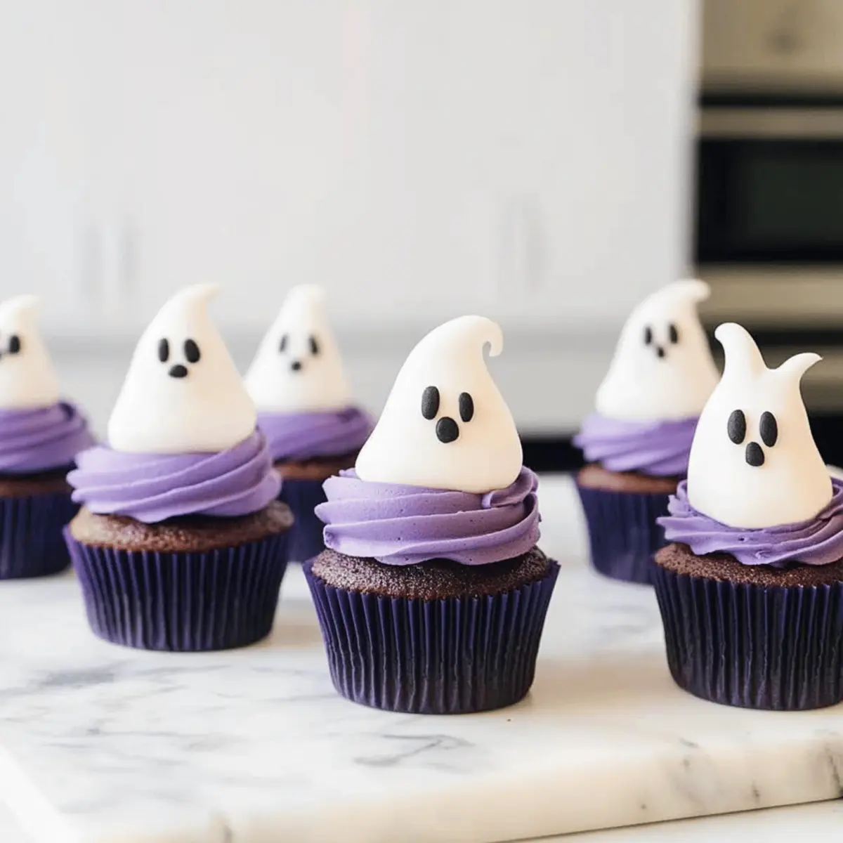 Halloween Ghost Cupcakes