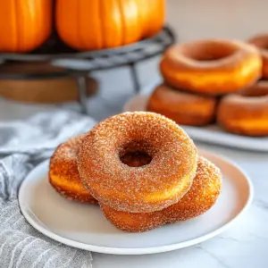Easy Baked Pumpkin Donuts