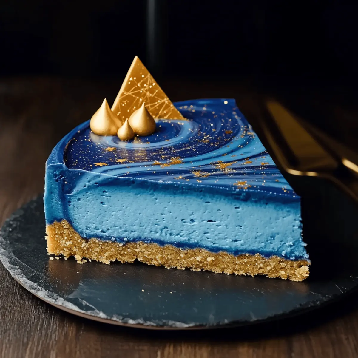 Ravenclaw Starry Night Butterbeer Cheesecake