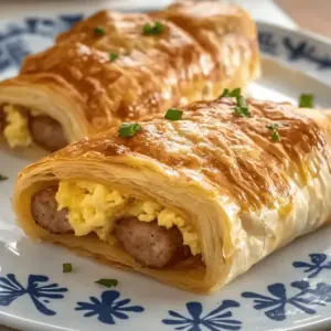 Sausage Egg Breakfast Roll-Ups
