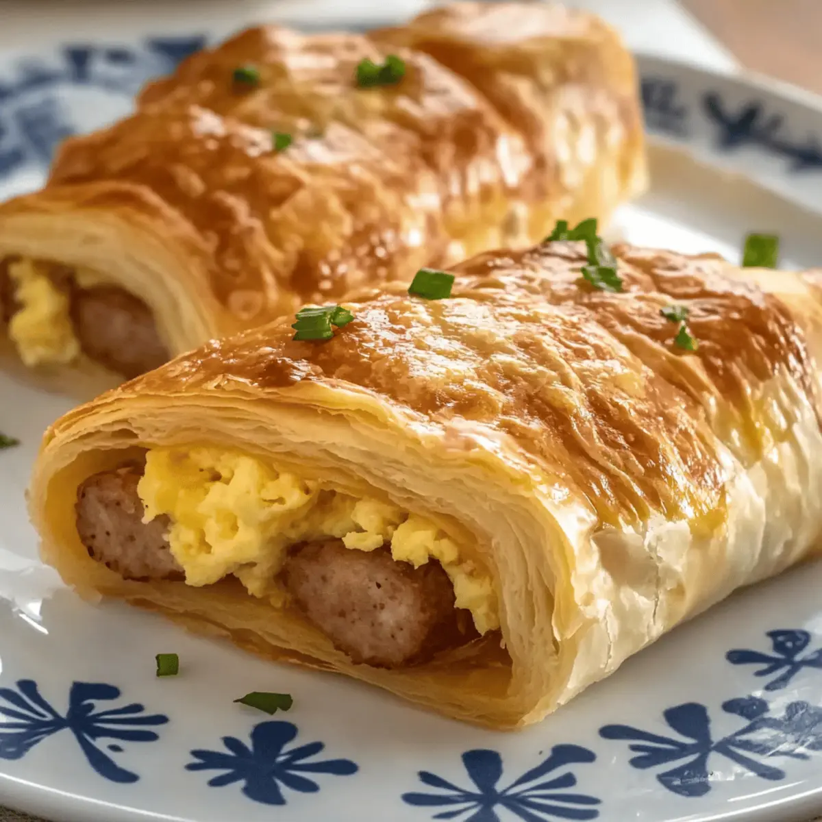 Sausage Egg Breakfast Roll-Ups