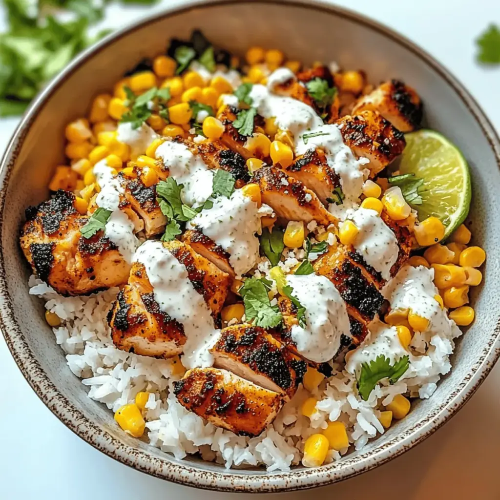 Street Corn Chicken Bowl