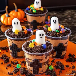 Halloween Graveyard Dirt Cups