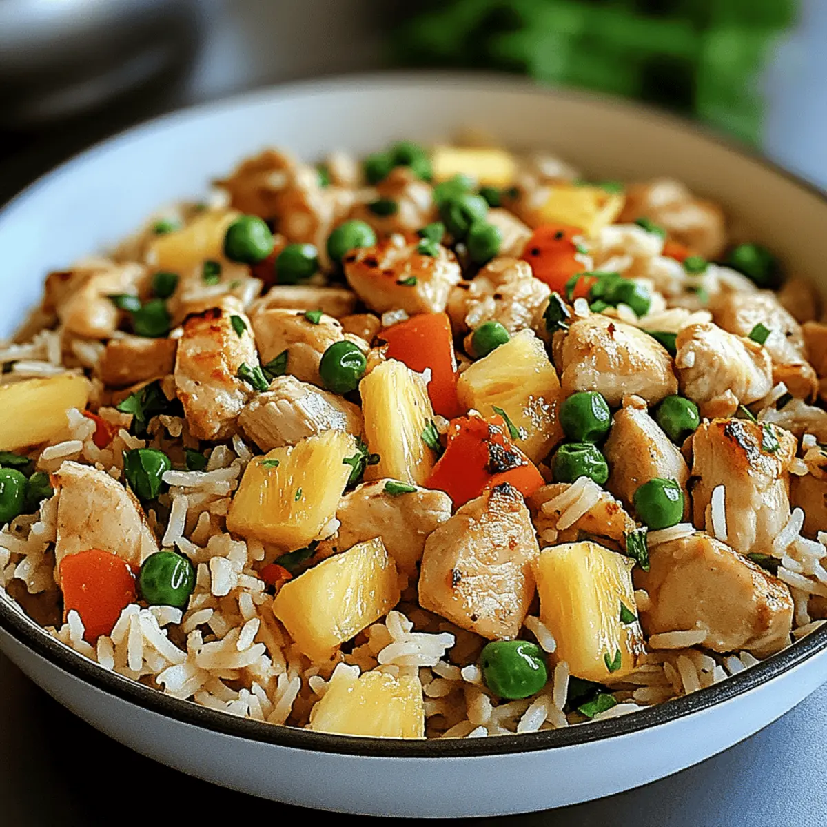 Pineapple Chicken Rice