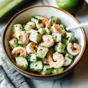 Cucumber Shrimp Salad
