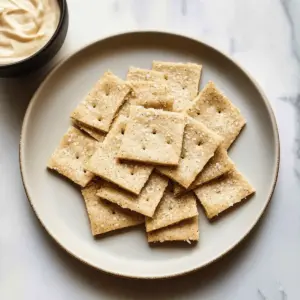 4-Ingredient Almond Flour Crackers