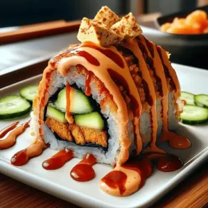 Vegan Volcano Roll