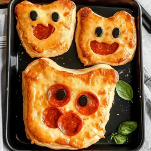 Puff Pastry Pizza Ghost