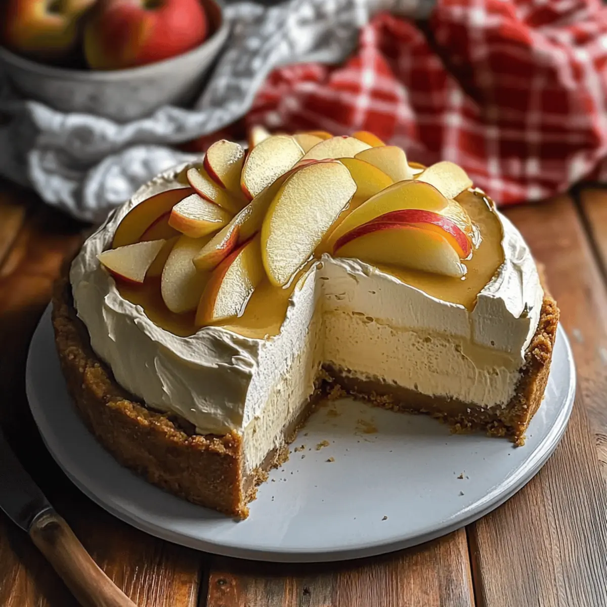 Apple Cider Cheesecake
