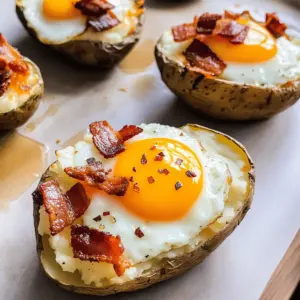 Twice Baked Loaded Breakfast Potatoes