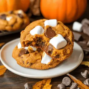 Pumpkin S’mores Cookies