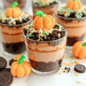 Pumpkin Dirt Cups