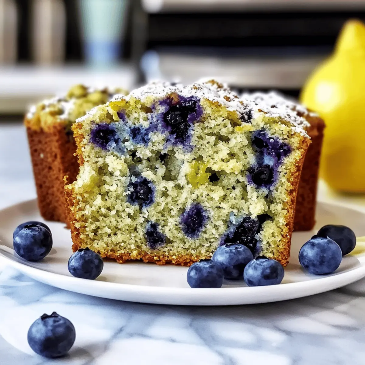 Lemon Blueberry Zucchini Bread
