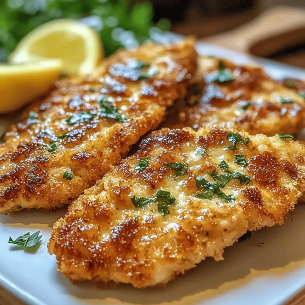 Crispy Herb-Infused Chicken Cutlets
