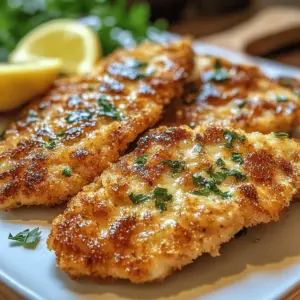 Crispy Herb-Infused Chicken Cutlets
