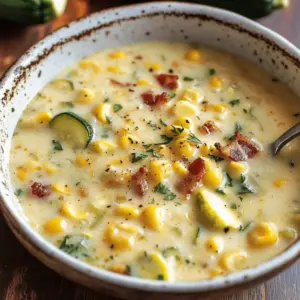 Summer Corn and Zucchini Chowder