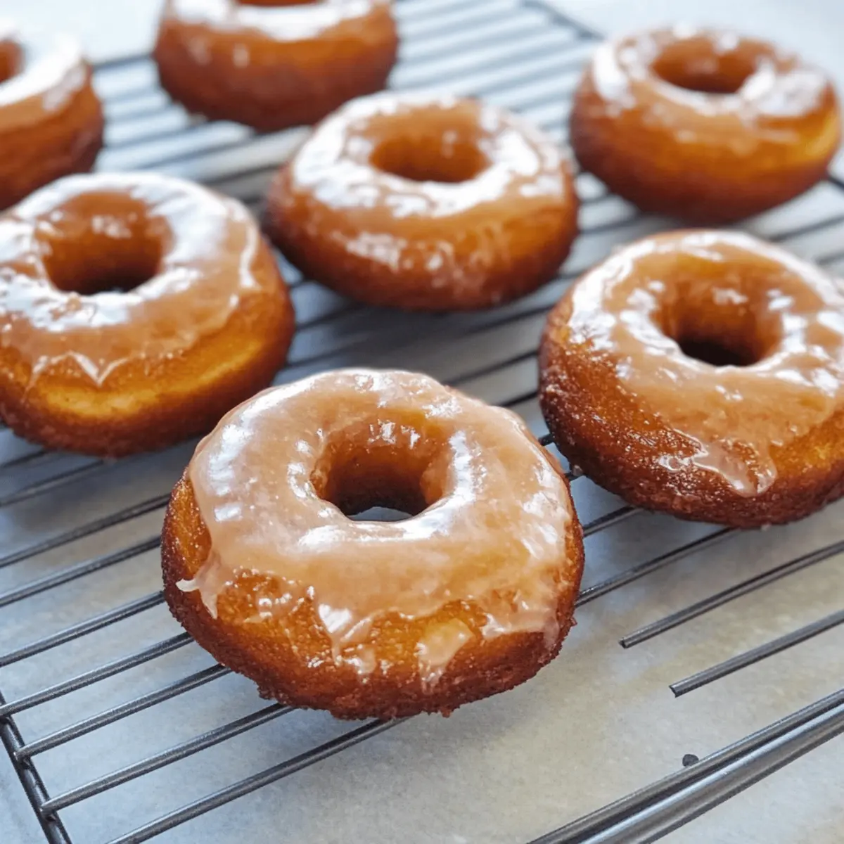 Homemade Glazed Pumpkin Donuts