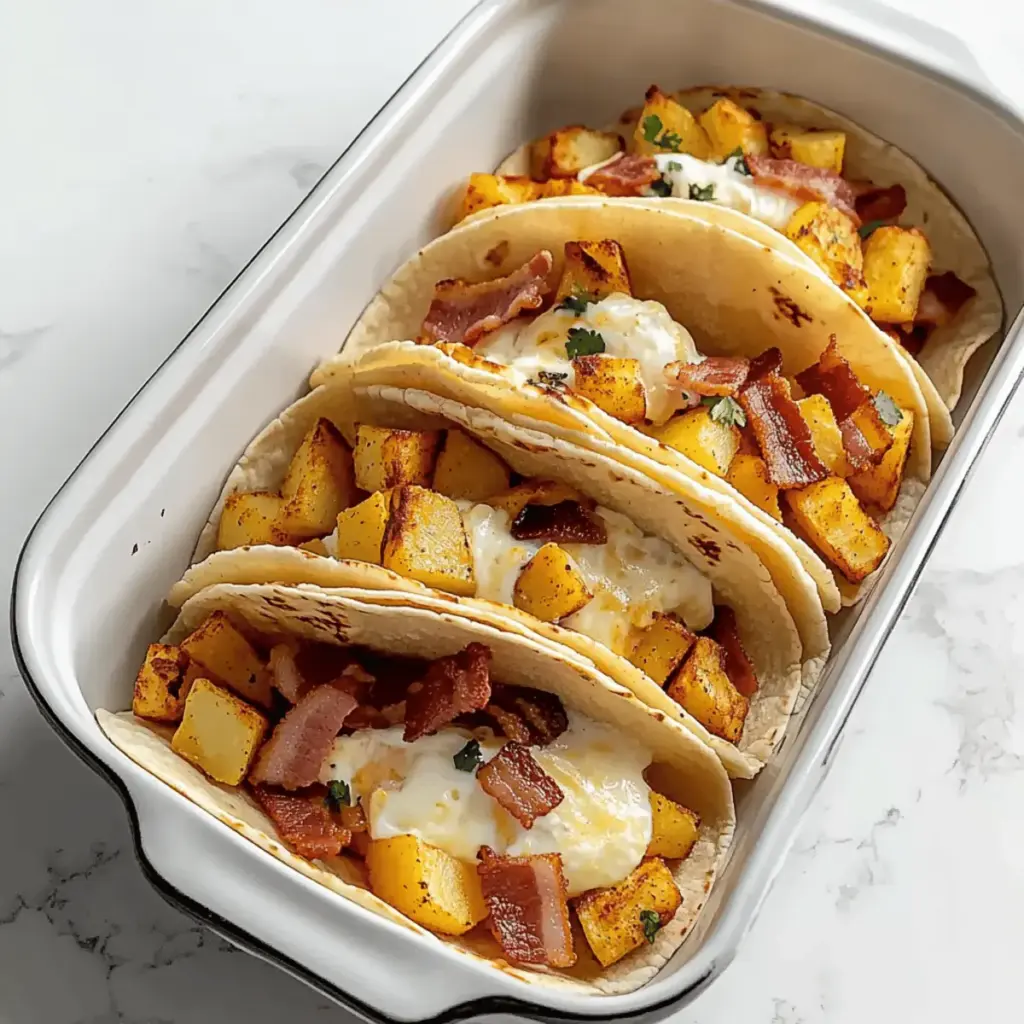 Tasty Baked Breakfast Tacos
