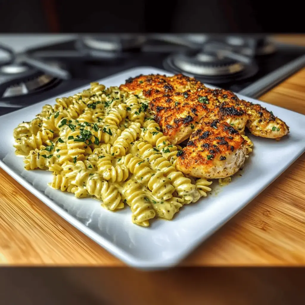 Creamy Garlic Parmesan Chicken Pasta