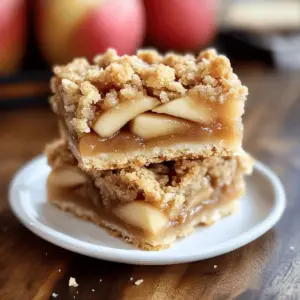 Apple Crisp Shortbread Bars