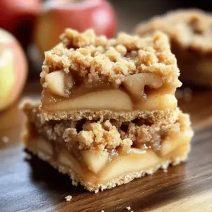 Apple Crisp Shortbread Bars