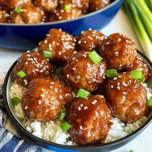 Asian glazed meatballs recipe