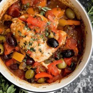 Baked Chicken Cacciatore