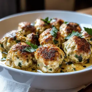 Baked Chicken Ricotta Meatballs