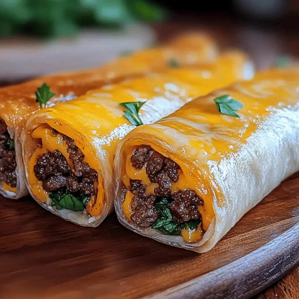 Beef Cheeseburger Rollups