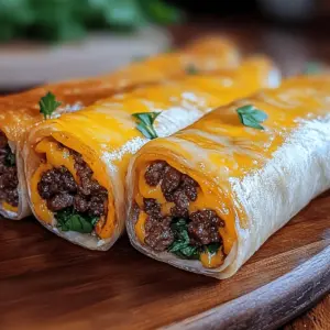 Beef Cheeseburger Rollups