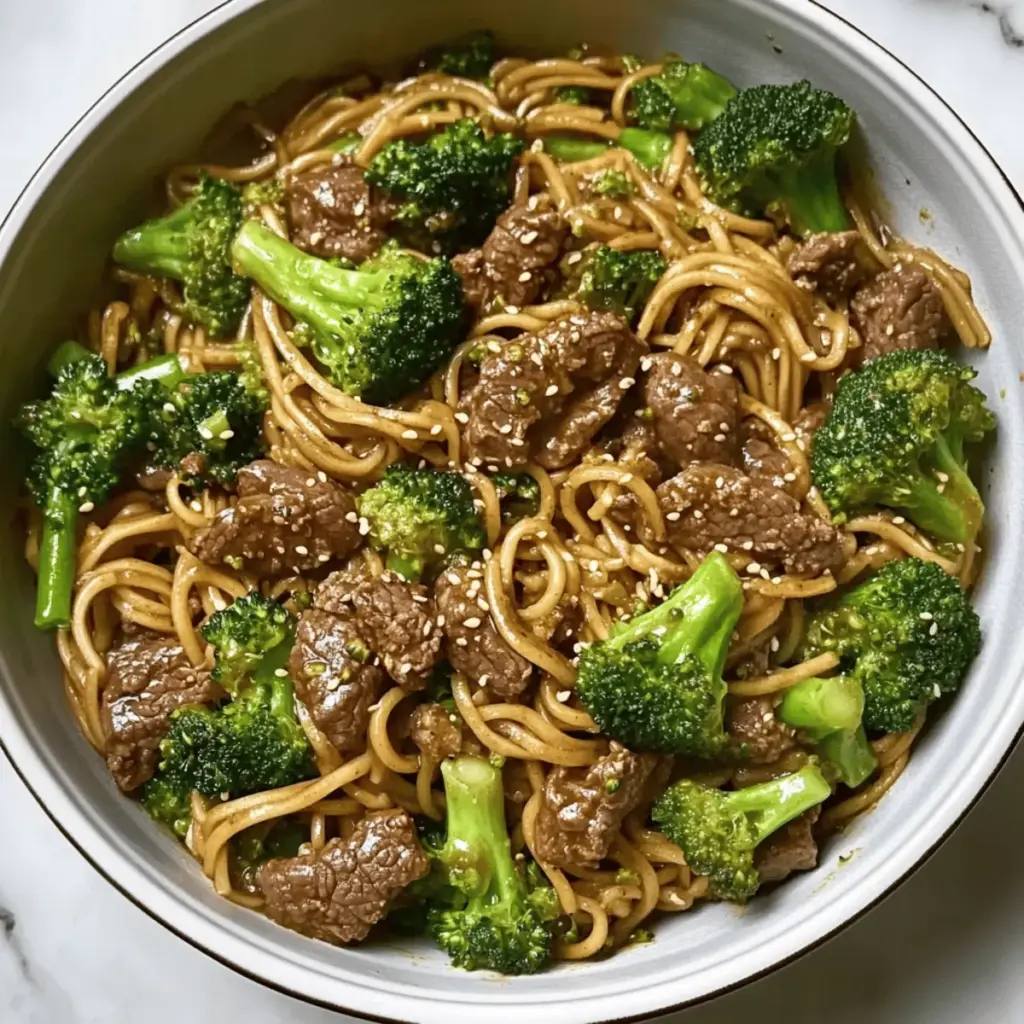 Beef and Broccoli Noodles