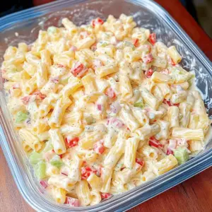 Cheddar Sour Cream Macaroni Salad