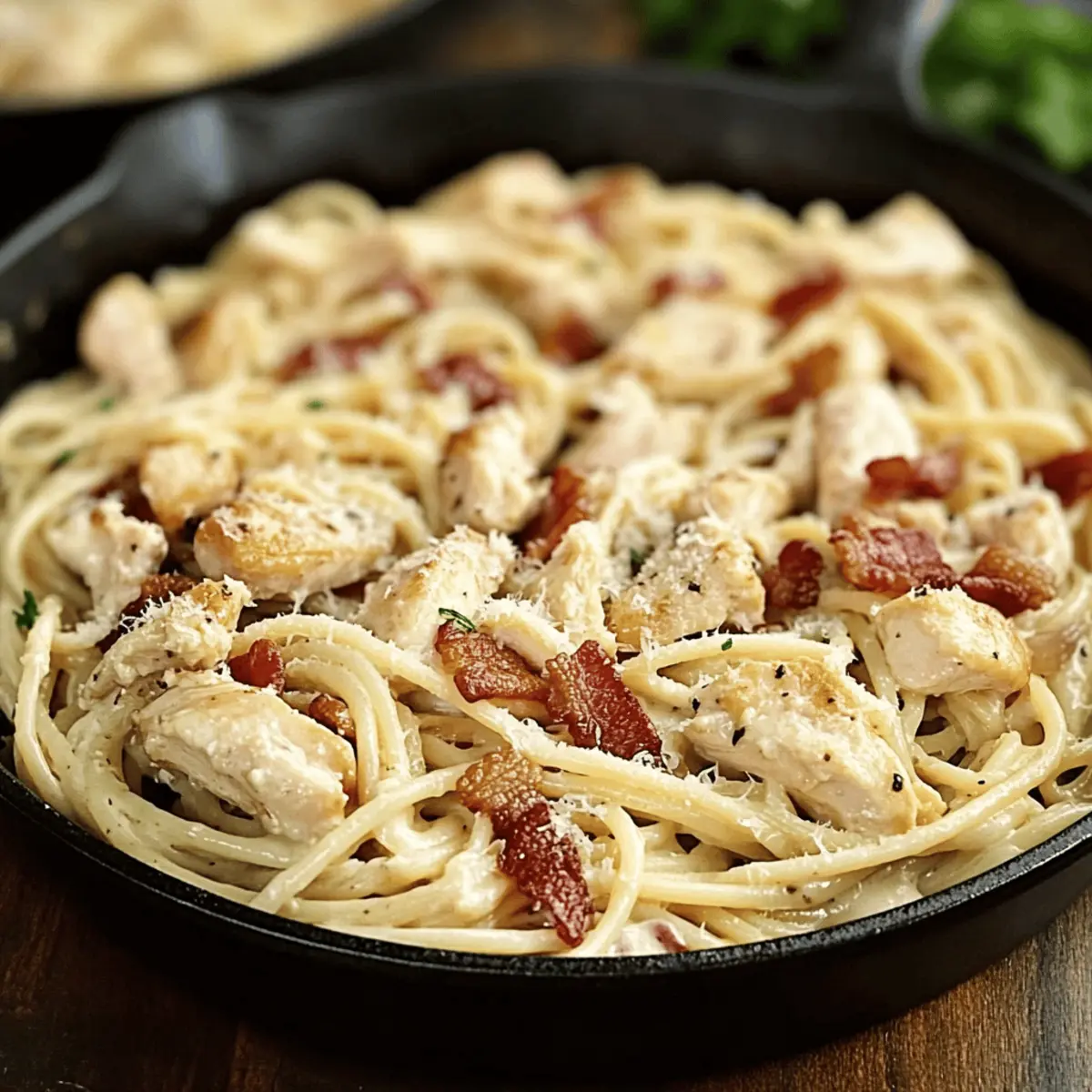 Cheese Bacon Chicken Pasta