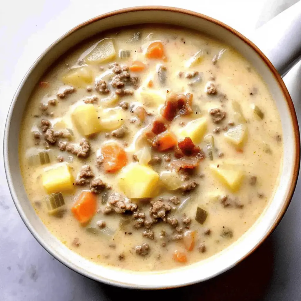 Cheeseburger Soup